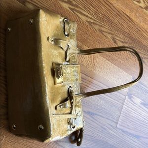 Jimmy choo Rhea cream tote purse